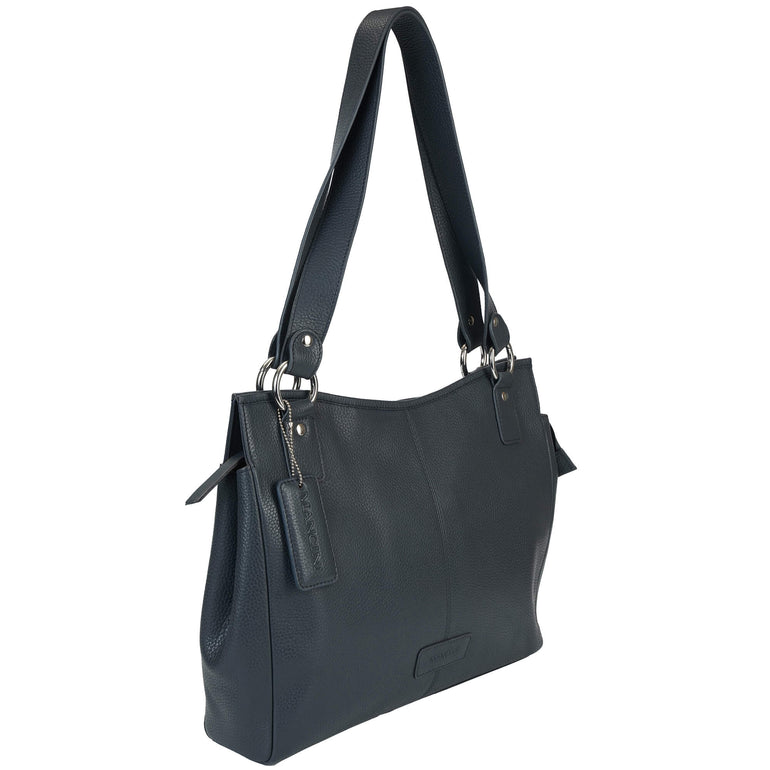 Mancini Pebbled Kelsea Sac à épaule