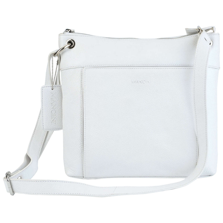 Mancini Pebbled Trish Sac bandoulière avec organiseur