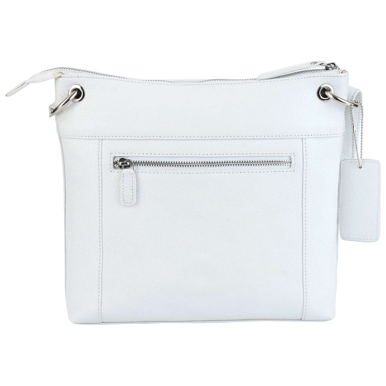 Mancini Pebbled Trish Sac bandoulière avec organiseur