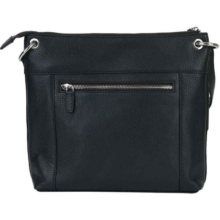 Mancini Pebbled Trish Sac bandoulière avec organiseur