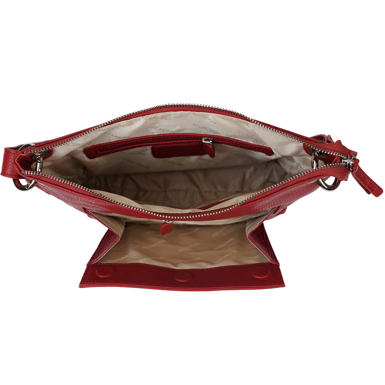 Mancini Pebbled Trish Sac bandoulière avec organiseur