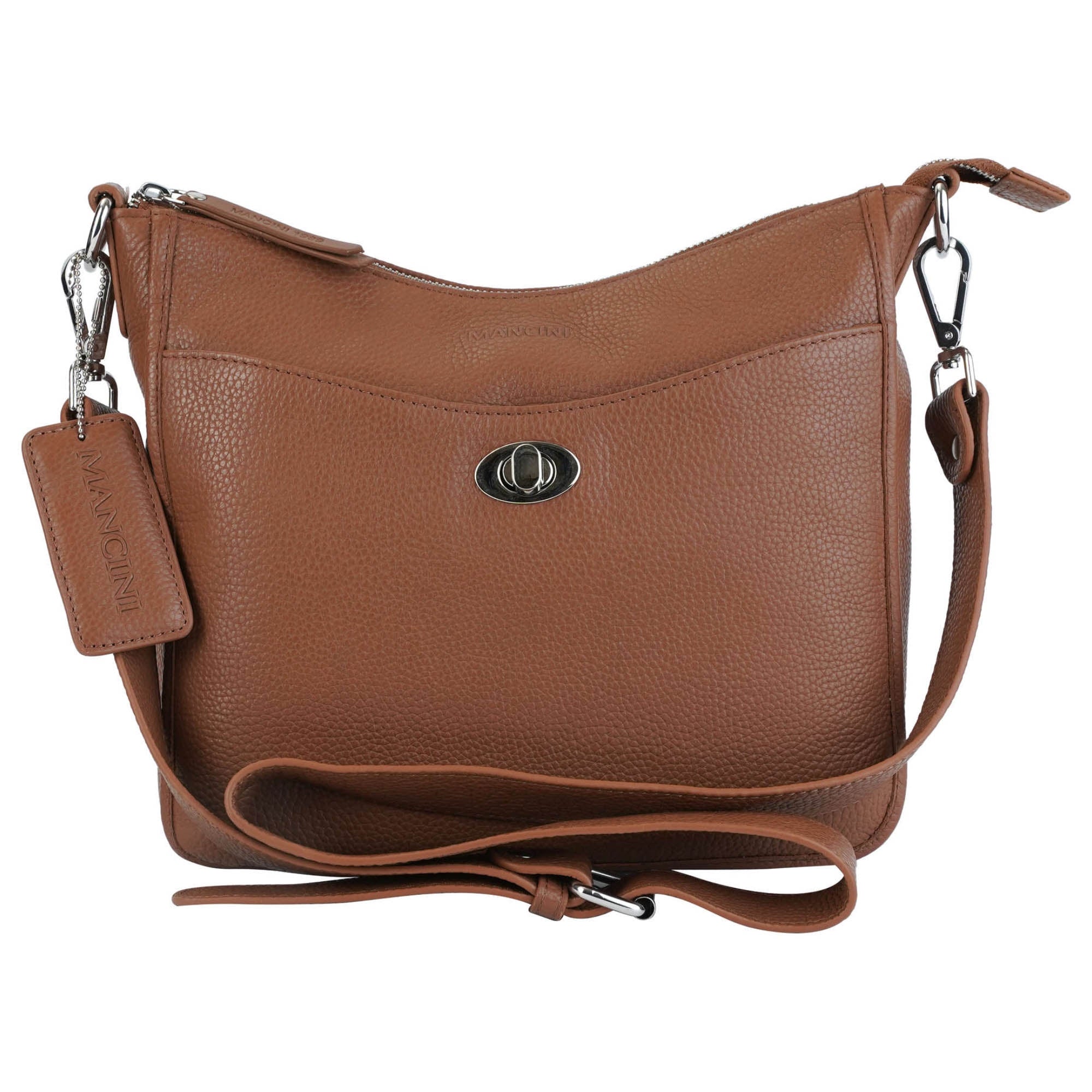 Mancini Pebbled Elizabeth Sac à bandoulière
