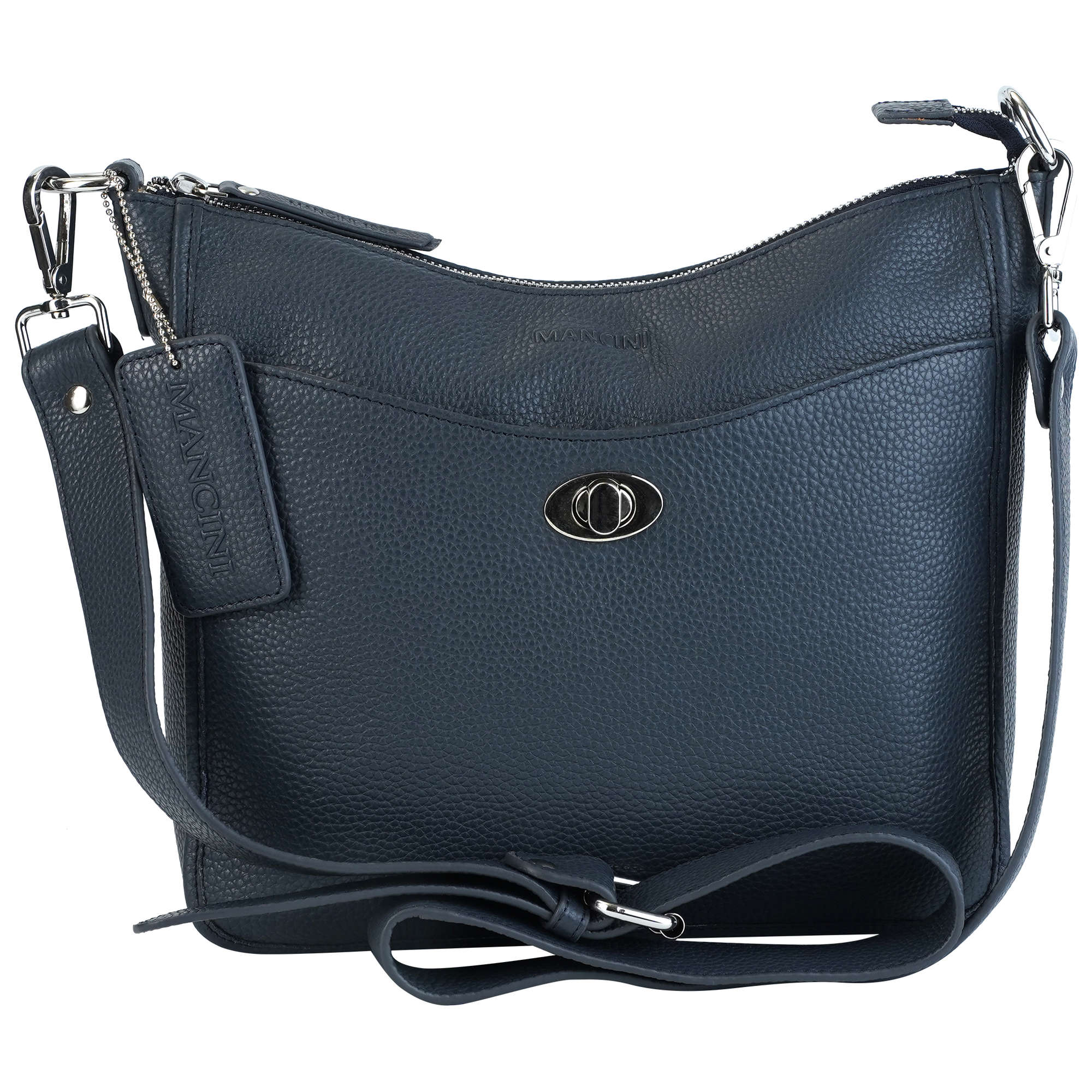 Mancini Pebbled Elizabeth Sac à bandoulière