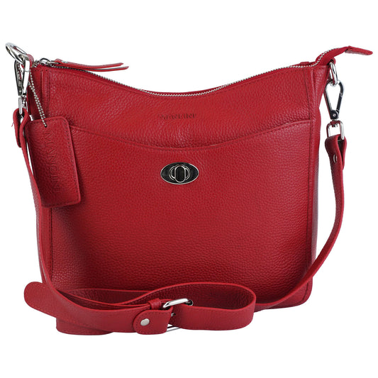 Mancini Pebbled Elizabeth Sac à bandoulière