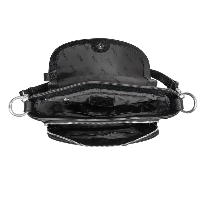 Mancini Charlotte Crossbody Organizer Handbag