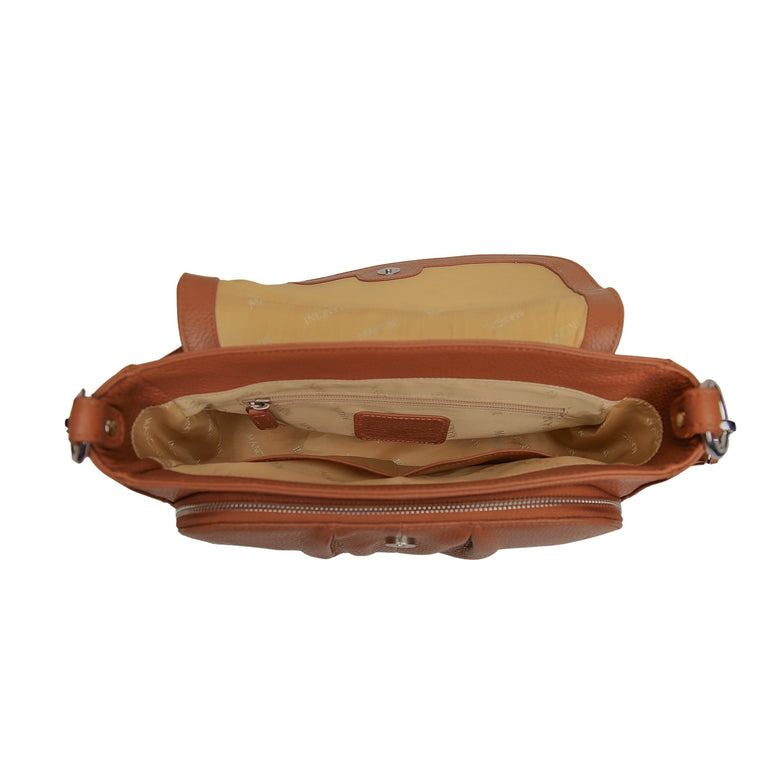 Mancini Charlotte Crossbody Organizer Handbag