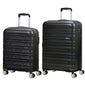 American Tourister High Turn Ensemble de 2 valises à roulettes pivotantes (valise à main et moyenne)