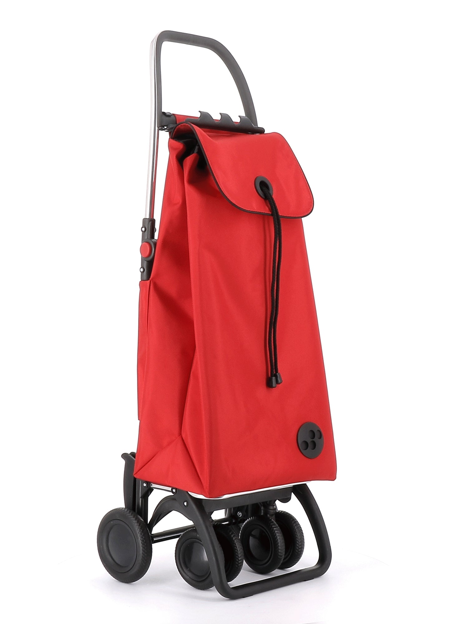 Rolser I-Max MF Chariot de courses pliable à 4 roues, dont 2 pivotantes