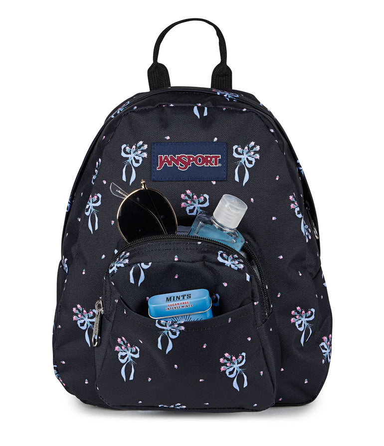 JanSport Half Pint Mini Backpack - Pastel Petals Black