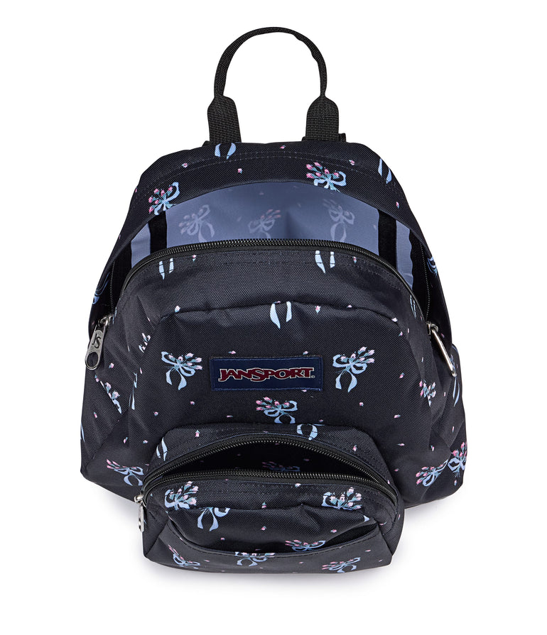 JanSport Half Pint Mini Backpack - Pastel Petals Black
