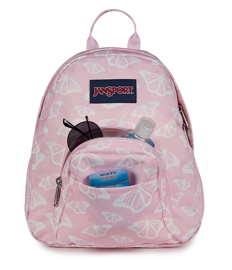 JanSport Half Pint Mini Backpack - Flutter By Pink