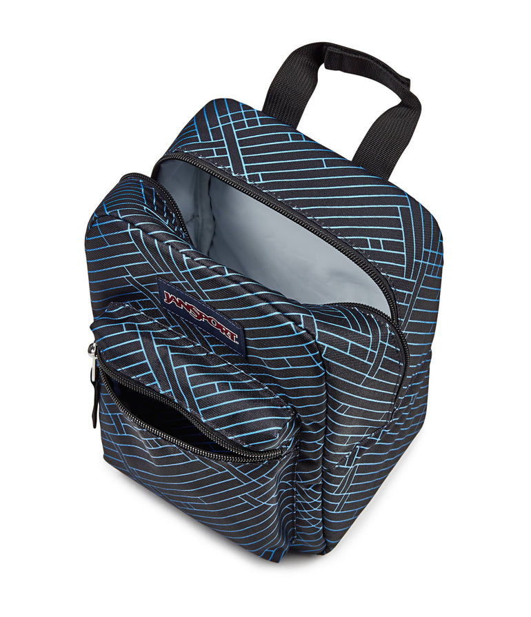 JanSport Big Break Lunch Bag - Team Stripes Black