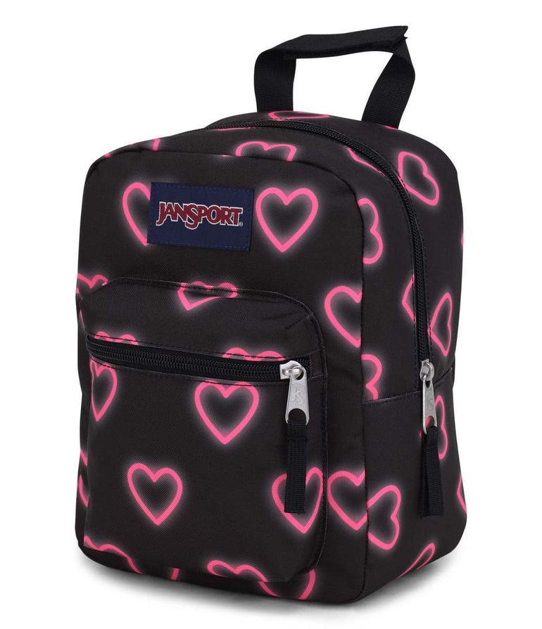 JanSport Big Break Boîte à lunch - Happy Hearts Black