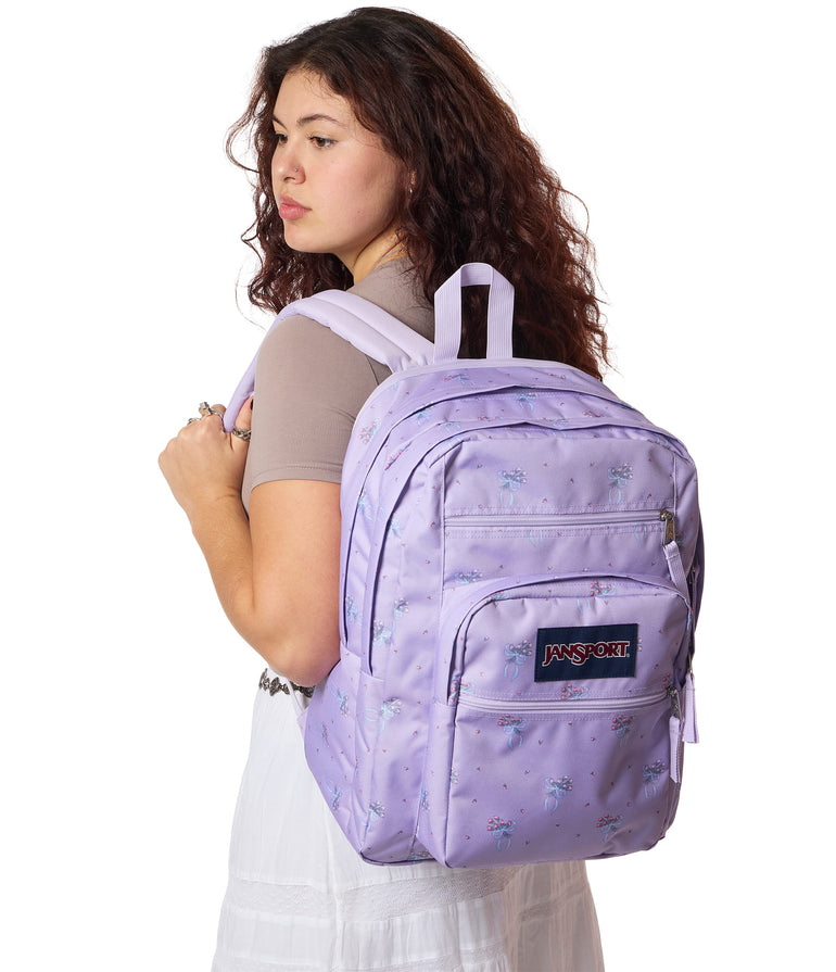 JanSport Big Student Backpack - Pastel Petals Lilac