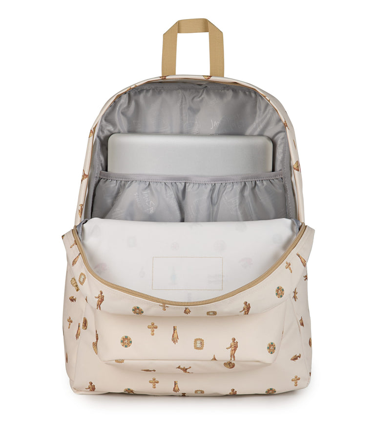 JanSport SuperBreak Plus Backpack - Gilded Relics Moon Flower