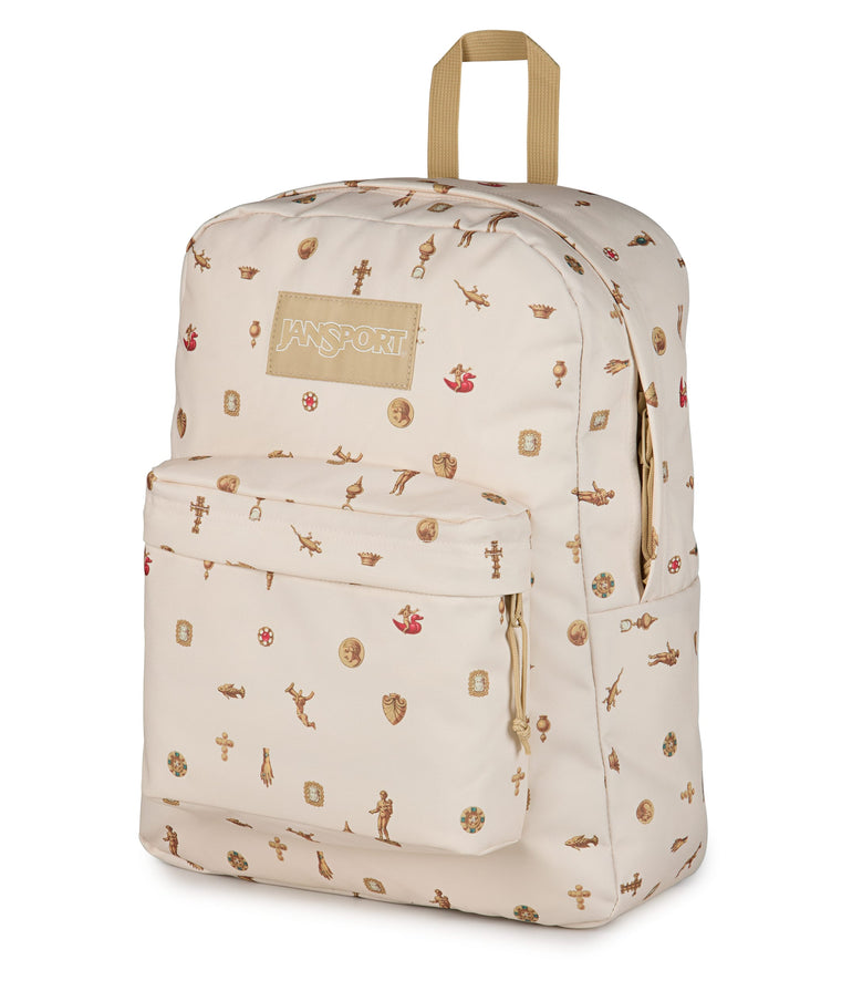 JanSport SuperBreak Plus Backpack - Gilded Relics Moon Flower