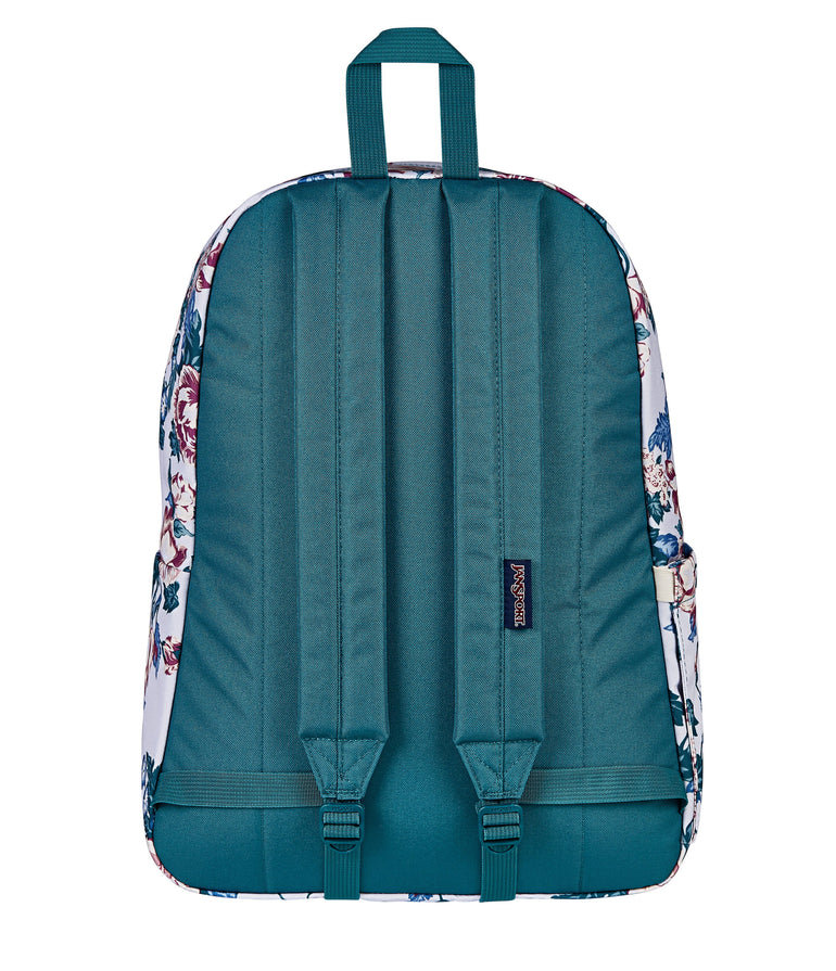 JanSport SuperBreak Plus Backpack - Rustic Roses Moon Flower