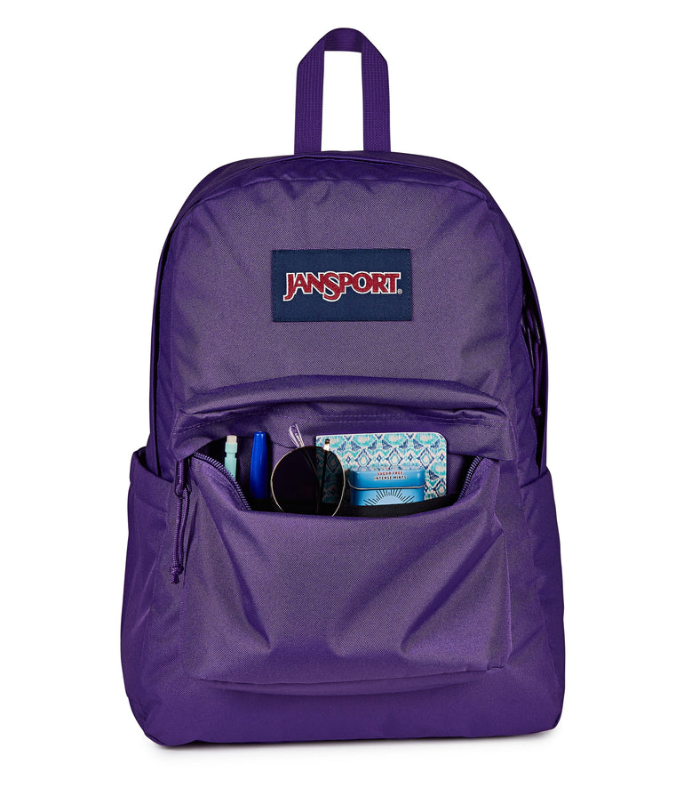 JanSport SuperBreak Plus Backpack - Daydream Contrast Purple