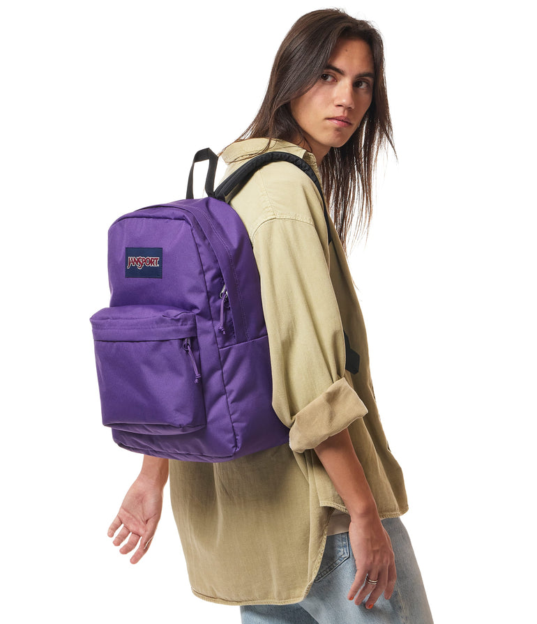 JanSport SuperBreak Plus Backpack - Grape Jelly