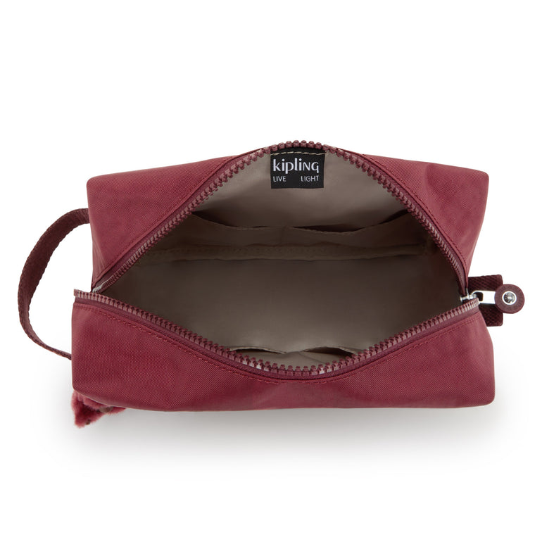 Kipling Parac Small Toiletry Bag - Lounge Wine
