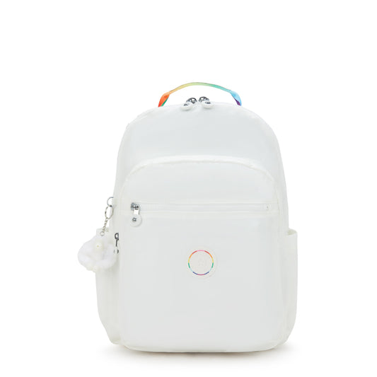 Kipling Seoul Large 15" Laptop Backpack - Gradient White