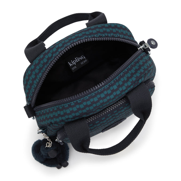 Kipling Defea Mini Printed Crossbody Bag - Dark Lobby Tile