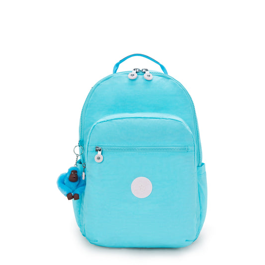 Kipling Seoul Large 15" Laptop Backpack - Poppy Aqua