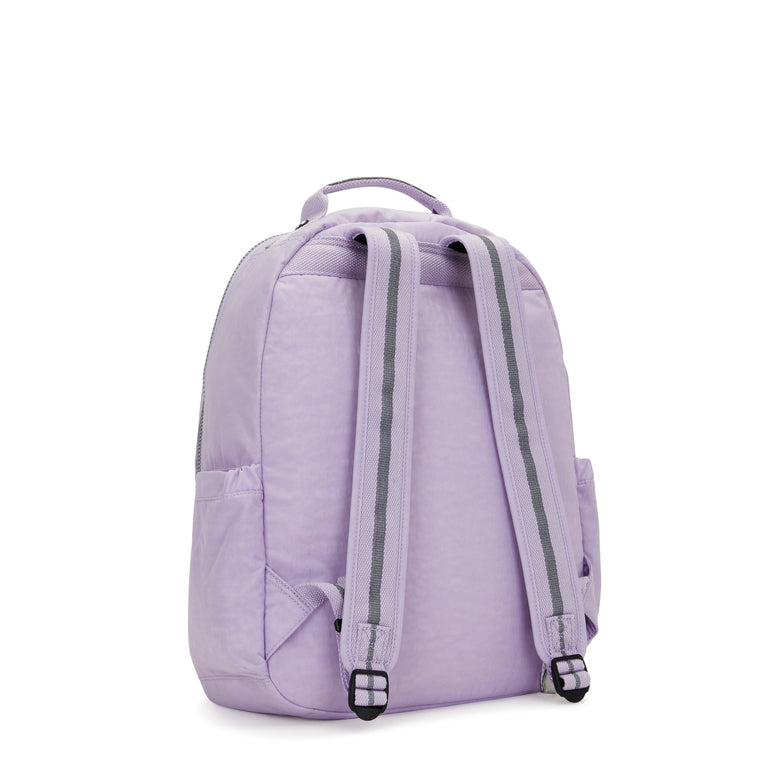 Kipling Seoul Grand Sac à Dos avec Compartiment pour Ordinateur -Bridal Lavender