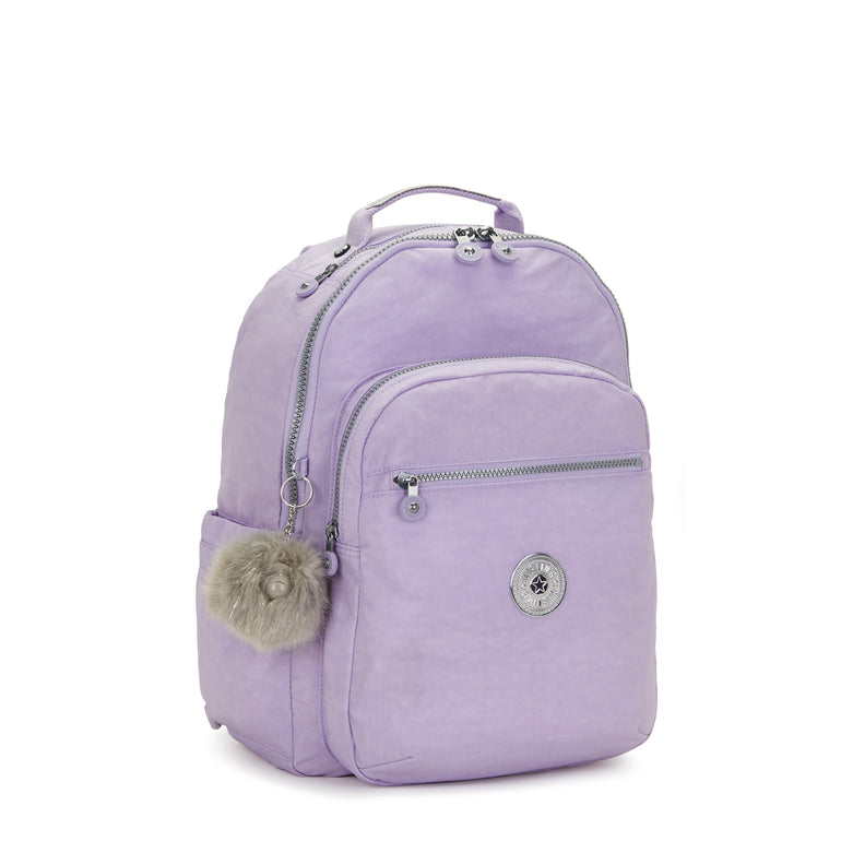 Kipling Seoul Grand Sac à Dos avec Compartiment pour Ordinateur -Bridal Lavender