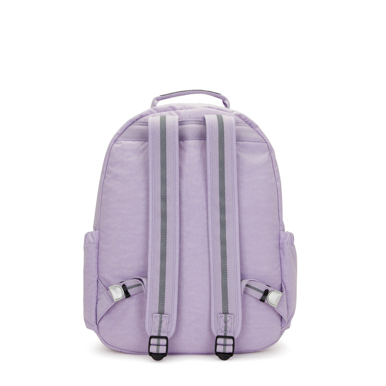 Kipling Seoul Grand Sac à Dos avec Compartiment pour Ordinateur -Bridal Lavender