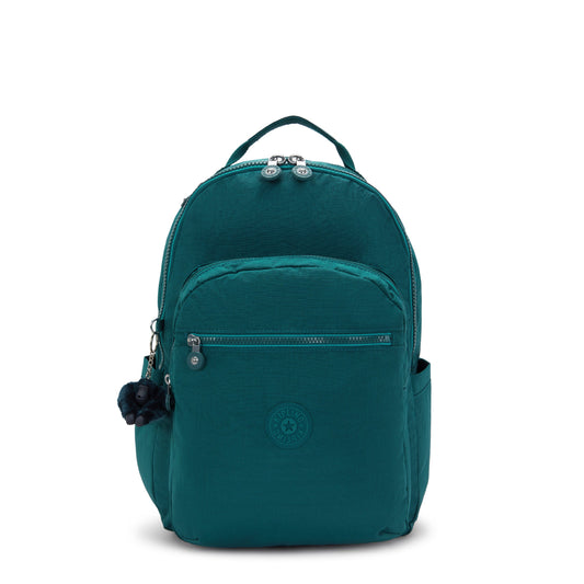 Kipling Seoul Large 15" Laptop Backpack - Tailored Green