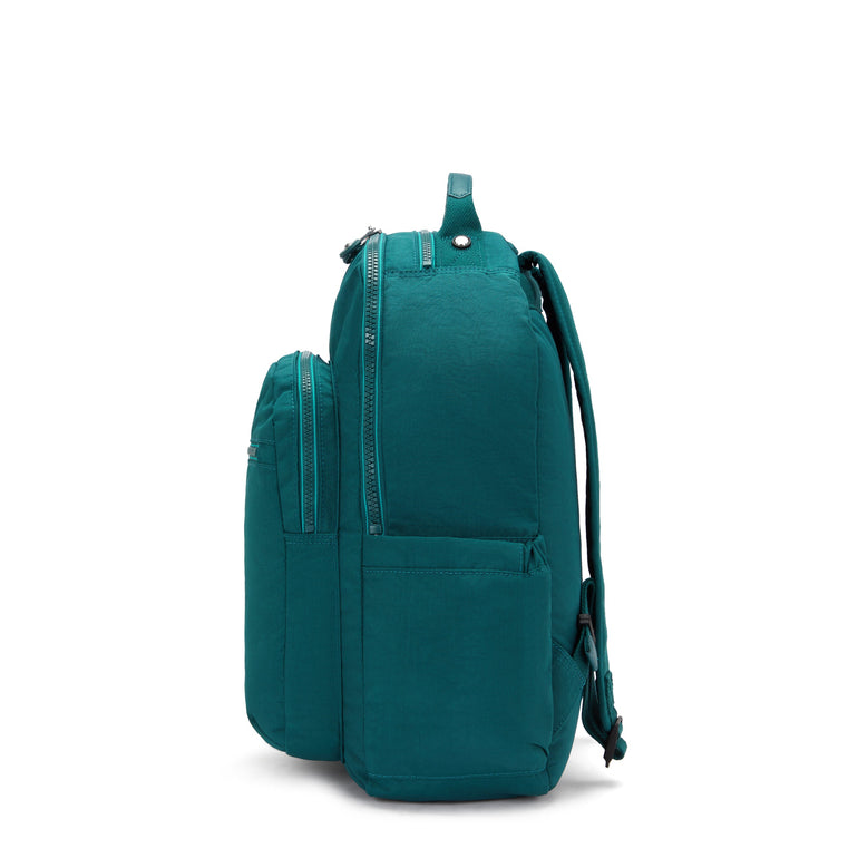 Kipling Seoul Large 15" Laptop Backpack - Tailored Green