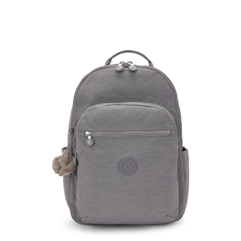 Kipling Seoul Large 15" Laptop Backpack - Inviting Grey