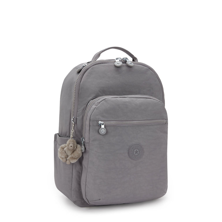 Kipling Seoul Large 15" Laptop Backpack - Inviting Grey
