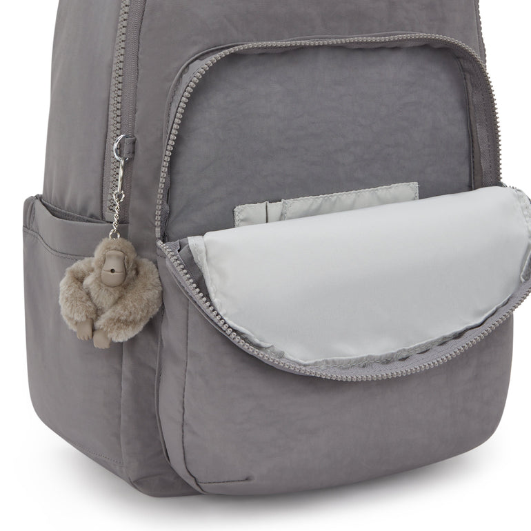Kipling Seoul Large 15" Laptop Backpack - Inviting Grey