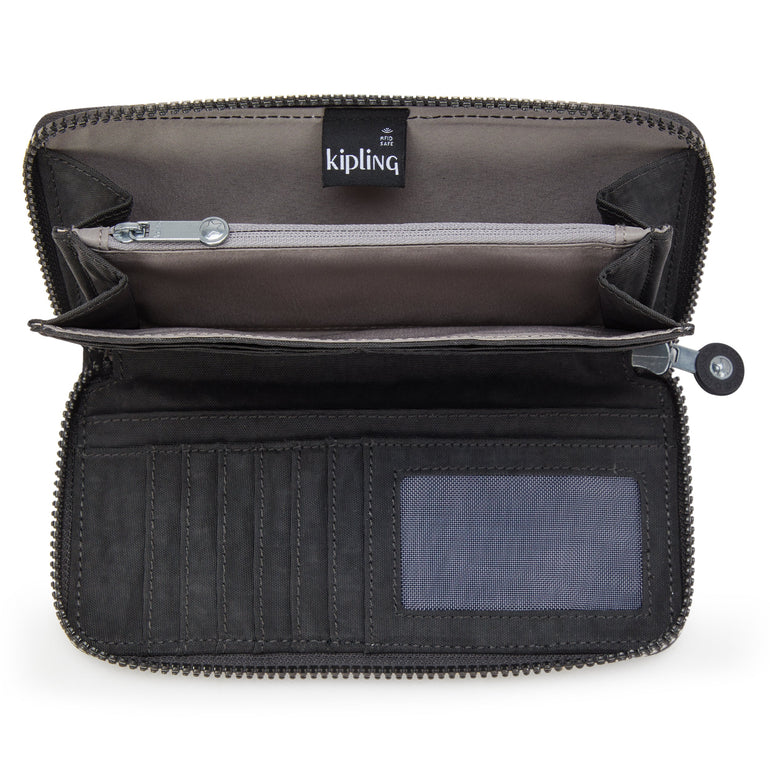 Kipling Money World Wallet - Black Noir