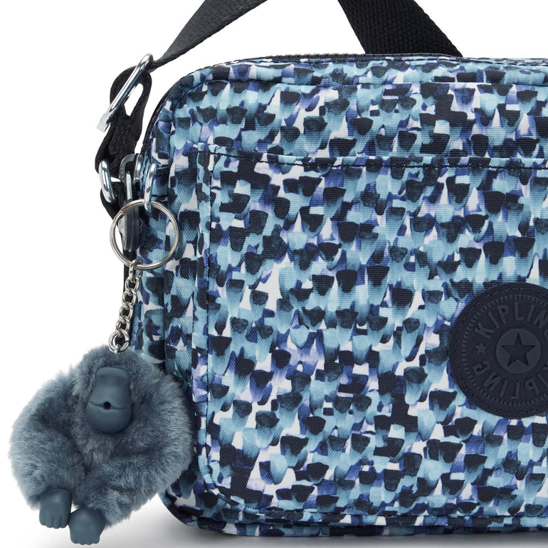 Kipling Abanu Medium Printed Crossbody Bag - Rainy Feathers