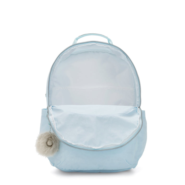 Kipling Seoul Extra Large 17" Laptop Backpack - Bridal Blue
