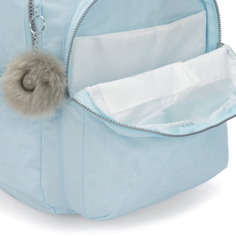 Kipling Seoul Extra Large 17" Laptop Backpack - Bridal Blue