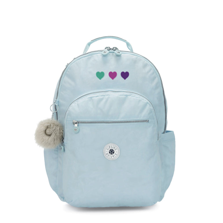 Kipling Seoul Extra Large 17" Laptop Backpack - Bridal Blue