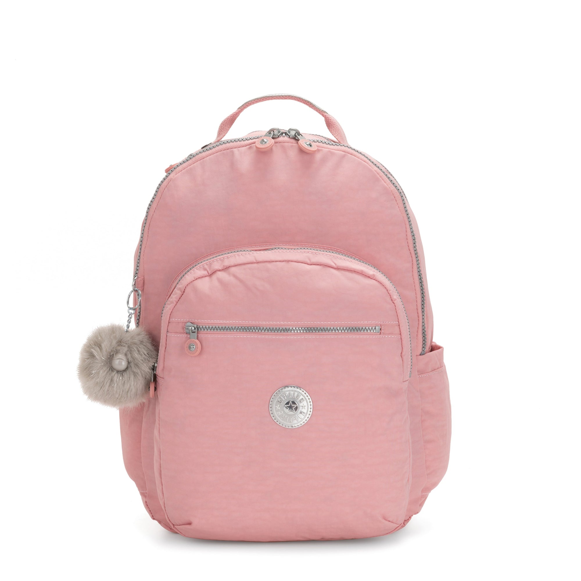 Kipling Seoul Très Grand Sac à Dos pour Ordinateur de 17" - Bridal Rose