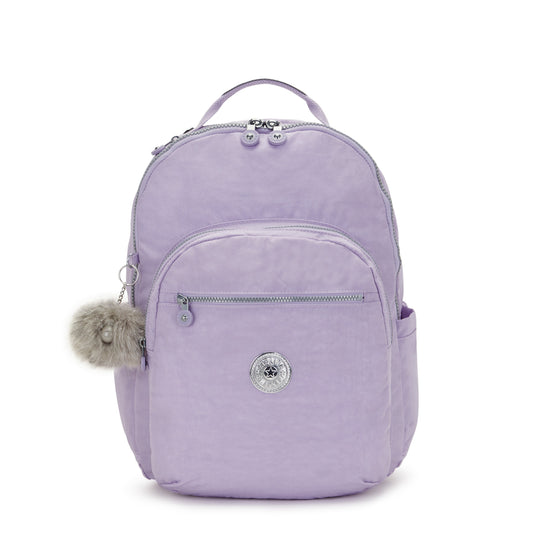 Kipling Seoul Très Grand Sac à Dos pour Ordinateur de 17" - Bridal Lavender