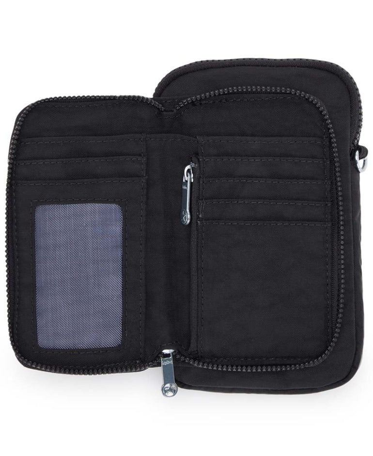 Kipling Telmo Wallet Crossbody Bag - Black Noir