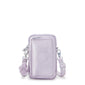 Kipling Telmo Metallic Wallet Crossbody Bag - Lilac Moon Metallic