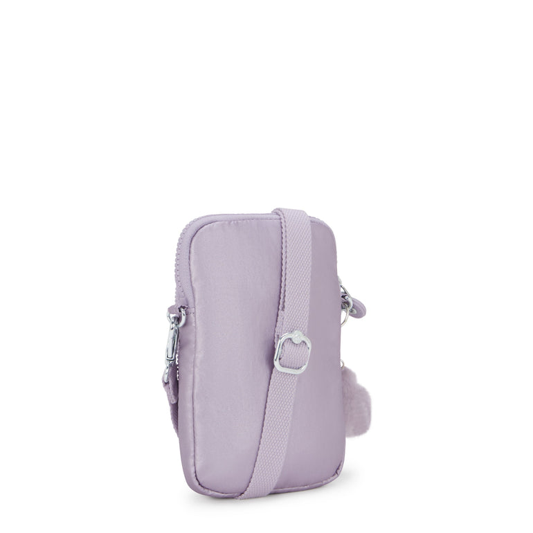 Kipling Telmo Metallic Wallet Crossbody Bag - Lilac Moon Metallic