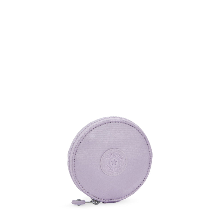 Kipling Ysabella Metallic Jewelry Pouch - Lilac Moon Metallic