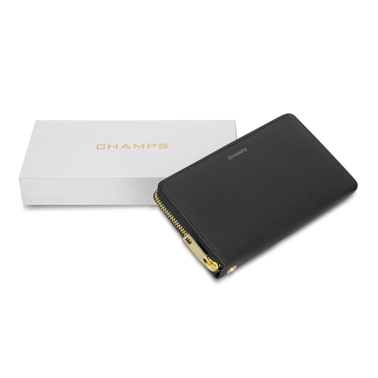 Champs Gala Portefeuille pochette zippé en cuir