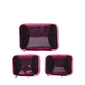 Baggallini Cubes de rangement - 2 moyens et 1 grand - Mulberry Color Block