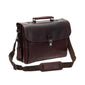 Mancini BUFFALO Double Compartment Briefcase for 15.6