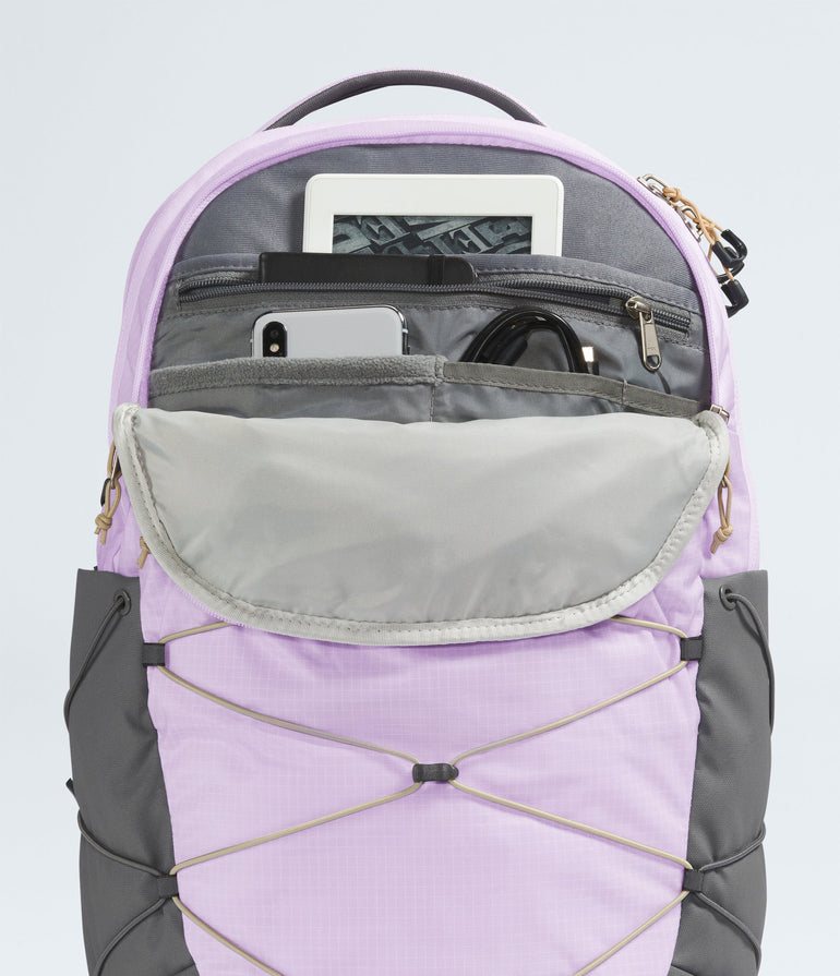 The North Face Women's Borealis Sac à Dos pour Femmes - Icy Lilac/Smoked Pearl/Gravel